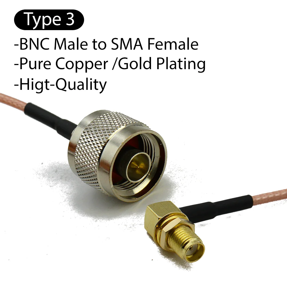RG316 L16 N к SMA RPSMA Мужской Женский Прямоугольный Коаксиальный Удлинительный Перемычка-косичка Кабель типа N к разъему SMA Обжим Быстрая доставка (art.: 3920cda2591ac) - 3920cda2591ac