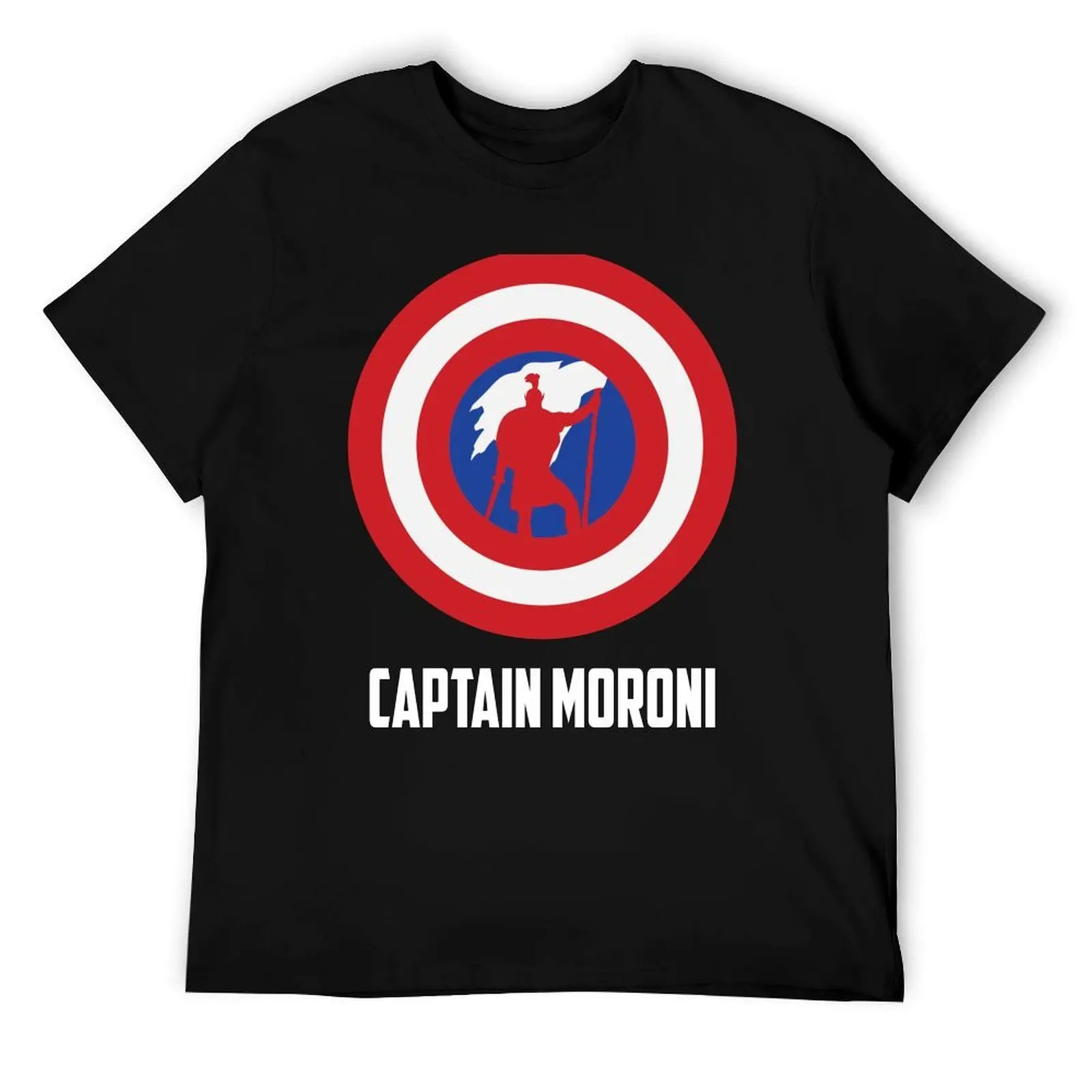Футболка Mighty Captain Moroni, мужская футболка из 100% хлопка, футболка с аниме, футболка
