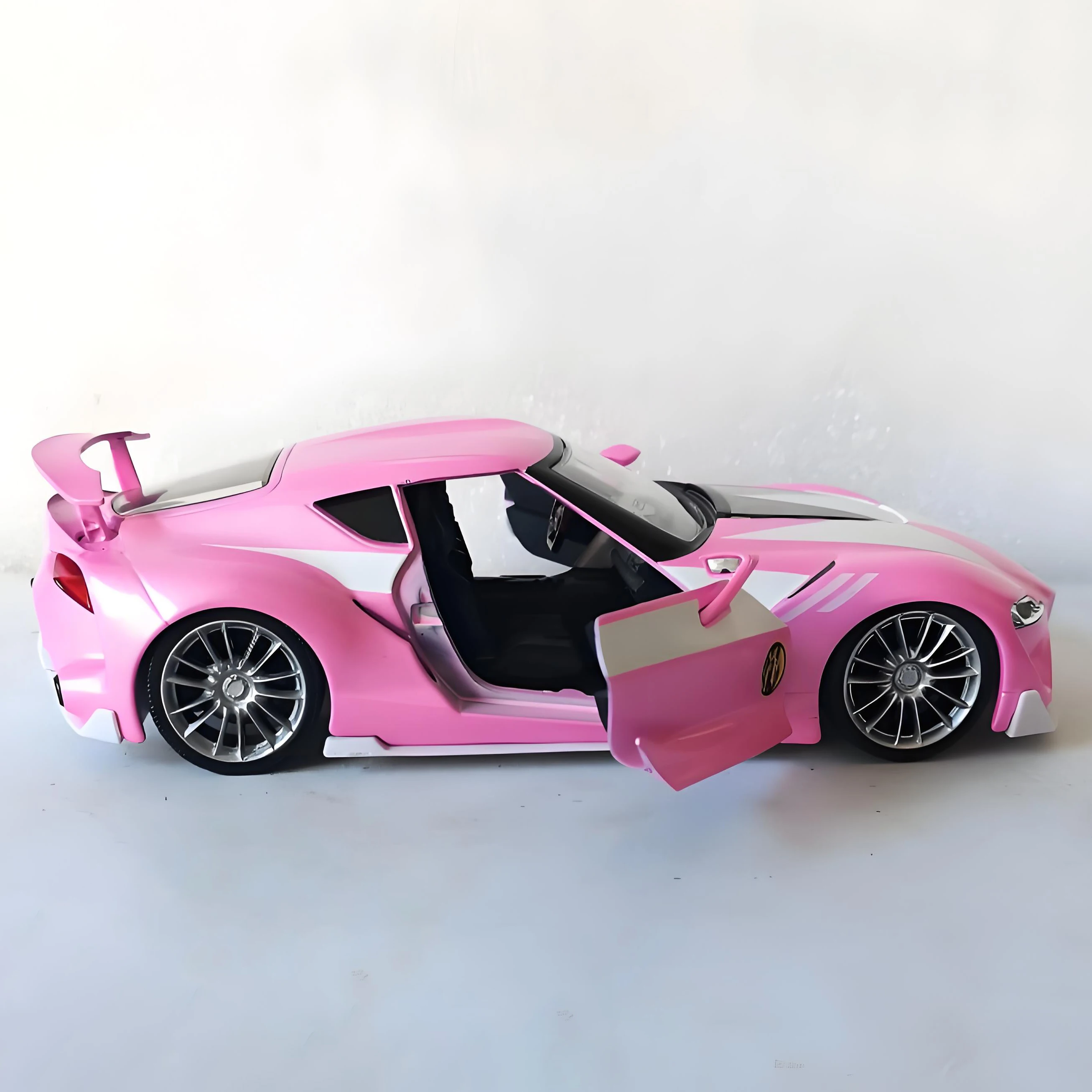 Фото JADA 1:24 TOYOTA FT-1 COMCEPT легкосплавный автомобиль, литье под давлением и игрушечный транспорт, модель автомобиля, миниатюрная масштабная модель автомобиля для детей №2
