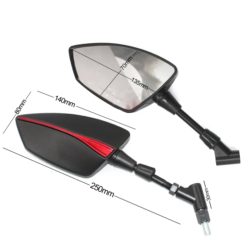 Фото Для Yamaha XJ6/N XJ6 DIVERSION 2009-2020 2019, зеркало заднего вида Tomahawk, усовершенствованное боковое зеркало, аксессуары для мотоциклов №4