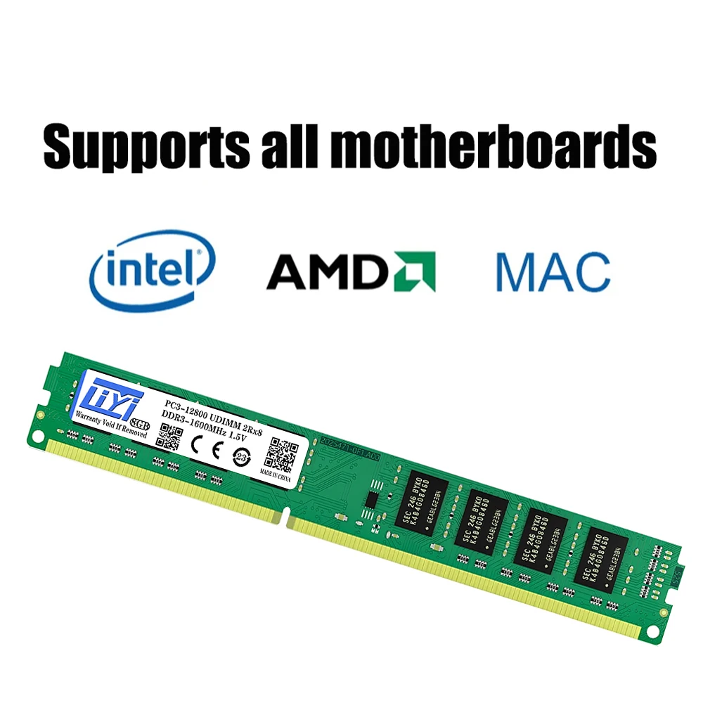 Фото Оперативная память DDR3 8 ГБ 4 ГБ 8500 МГц 1333 МГц 1600 МГц память для настольного компьютера 240pin 1,5 в UDIMM PC3 12800U 10600U 8500 ddr3 8 Гб оперативная память №4