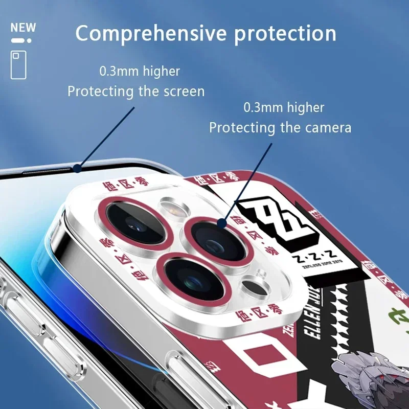 Фото Silicone Case For Samsung Galaxy S24 S23 S22 Ultra S21 S20 FE Note 20 10 Plus A15 A25 A35 A55 Zenless Zone Zero Joe Mana Cover №4