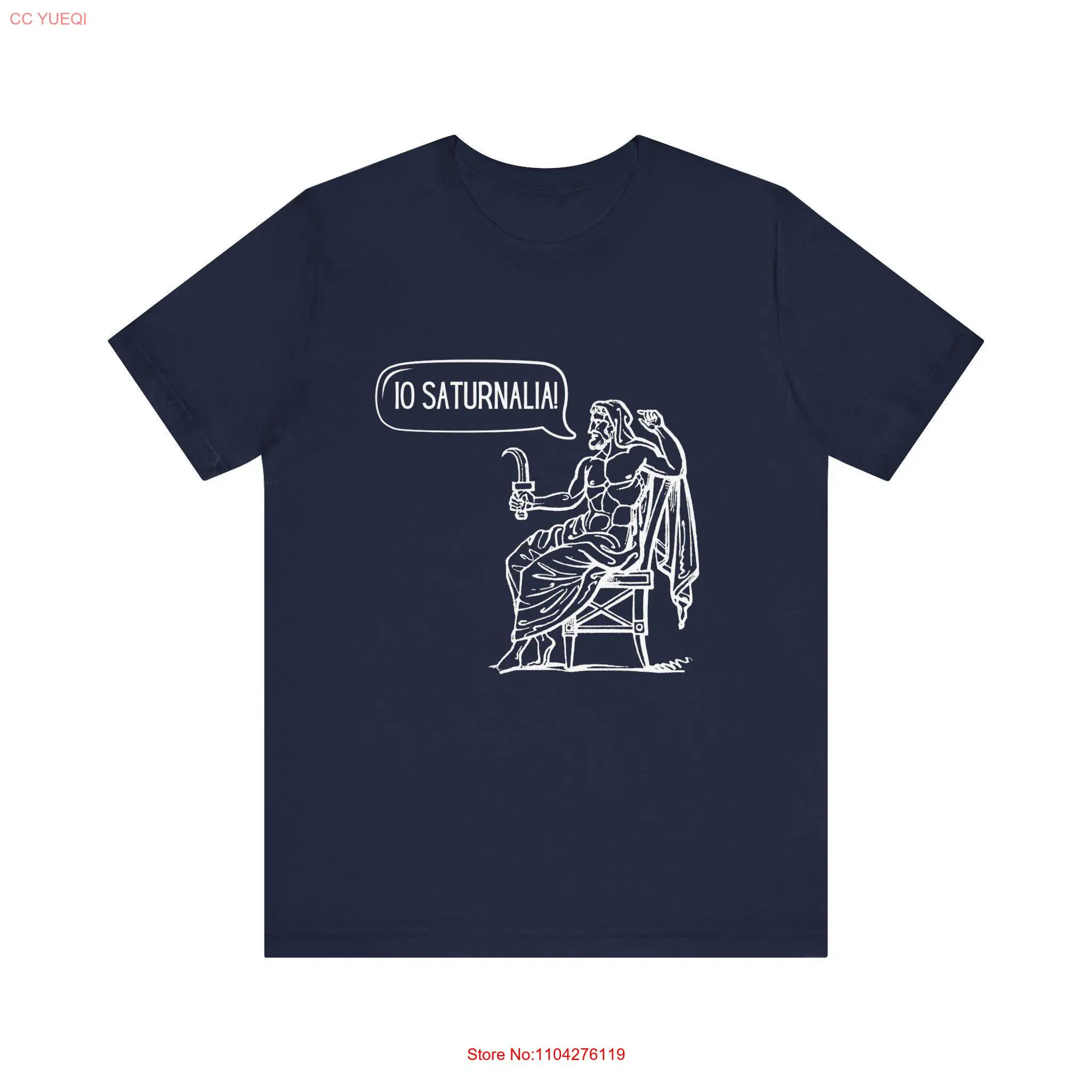 Saturnalia Saturnus Латинская футболка Roman Holiday Teacher Io с длинными или короткими рукавами