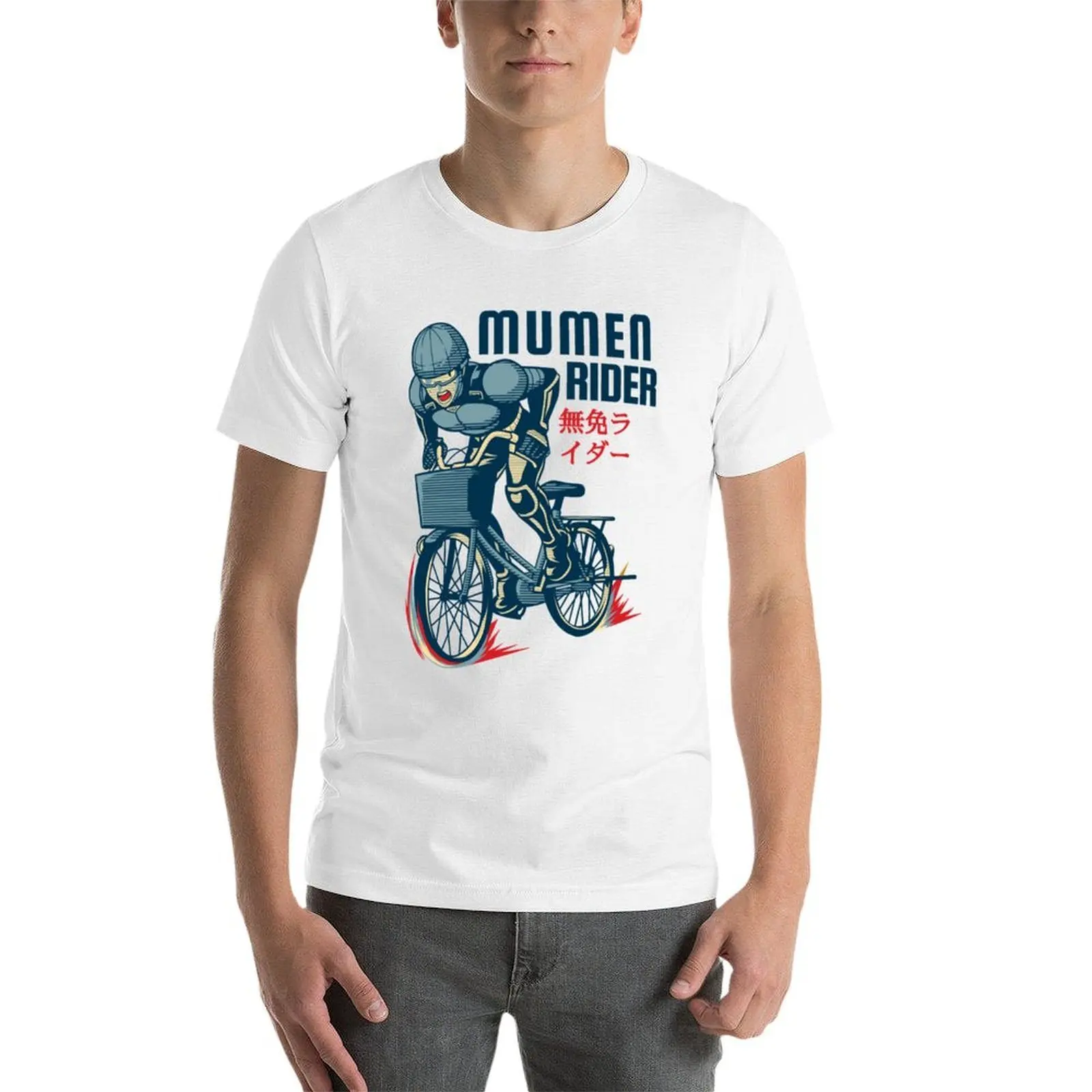 Фото Футболка MUMEN RIDER Manga Gift For Fan, забавные футболки, мужская футболка, мужская повседневная футболка №4