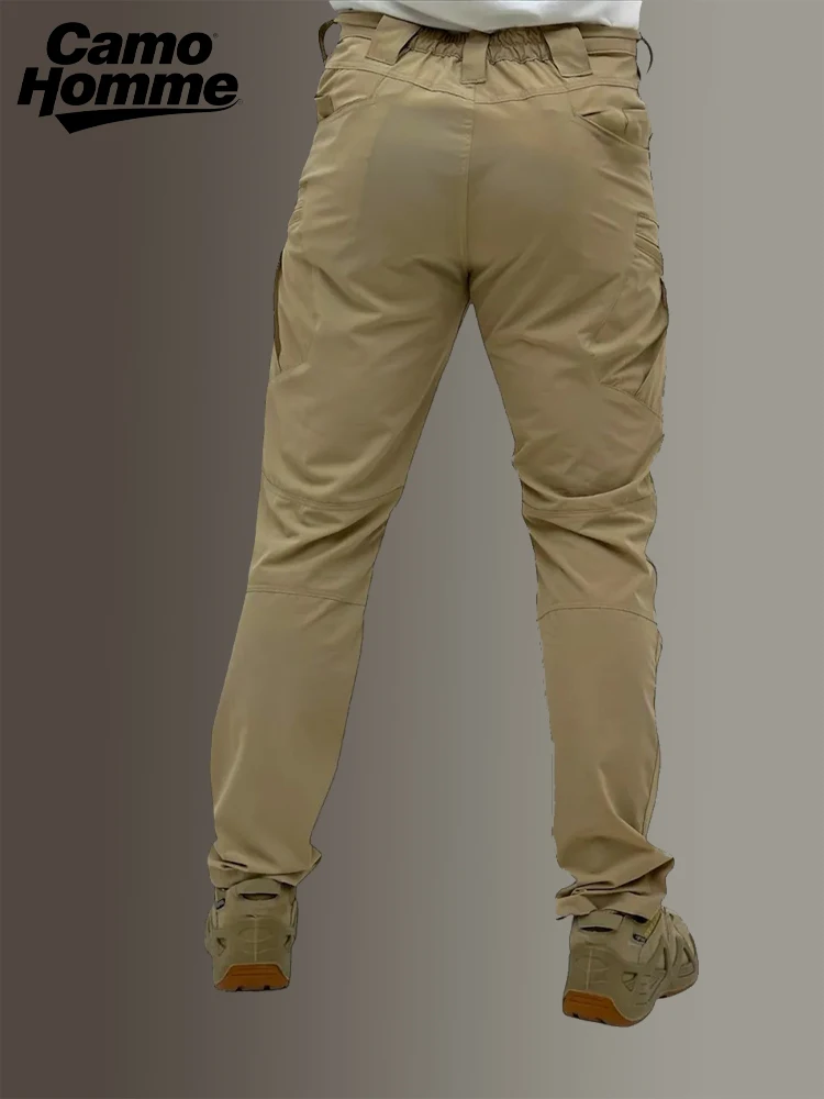Фото CAMO HOMME тактические брюки-карго мужские боевые уличные походные костюмы легкие брюки ветрозащитные износостойкие охотничьи брюки №2