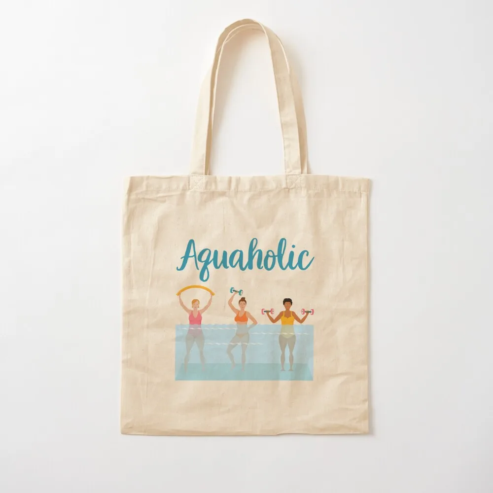 Сумка-тоут Aquaholic Water Aerobics Многоразовые продуктовые сумки Сумка-шоппер