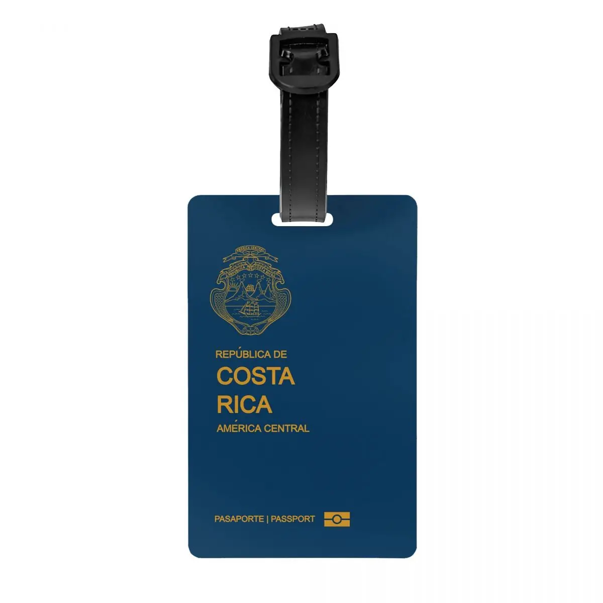 Пользовательские паспортные бирки Costa Rica 2022, багажная бирка, защита конфиденциальности, багажные бирки, дорожные сумки, этикетки для чемодана Аксессуары для путешествий
