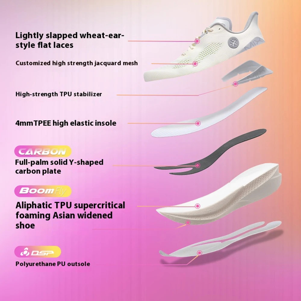 Фото BMAI Marathon Running Shoes Lightweight Trail Мужская спортивная обувь Дышащие повседневные кроссовки для мужчин Роскошные дизайнерские мужские кроссовки №5