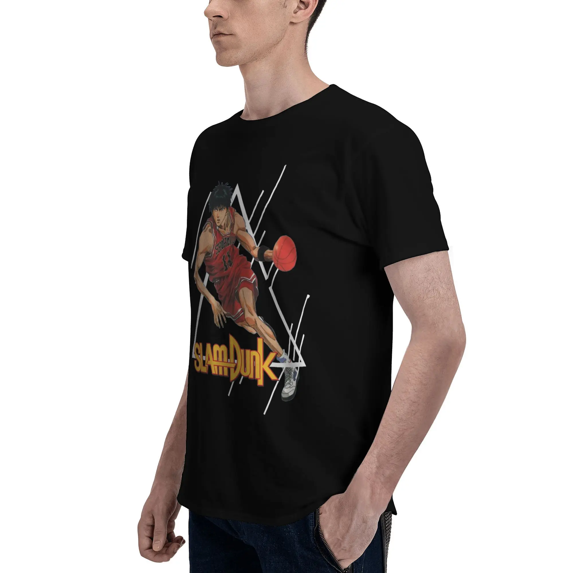 Фото Rukawa Kaede Tee Shirt for Men Women New Arrival T Shirts The First Slam Dunked 100% Cotton Clothes DM011 №4