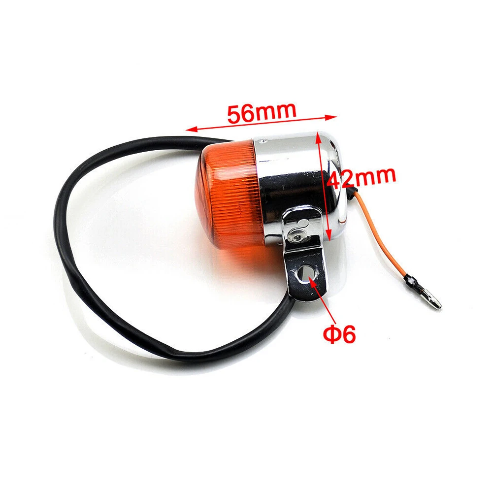Фото 4 шт., 12 В, желтые поворотники для Honda CHALY DAX CF50 CF70 CT70 ST50 ST70 ST90 Z50 №2