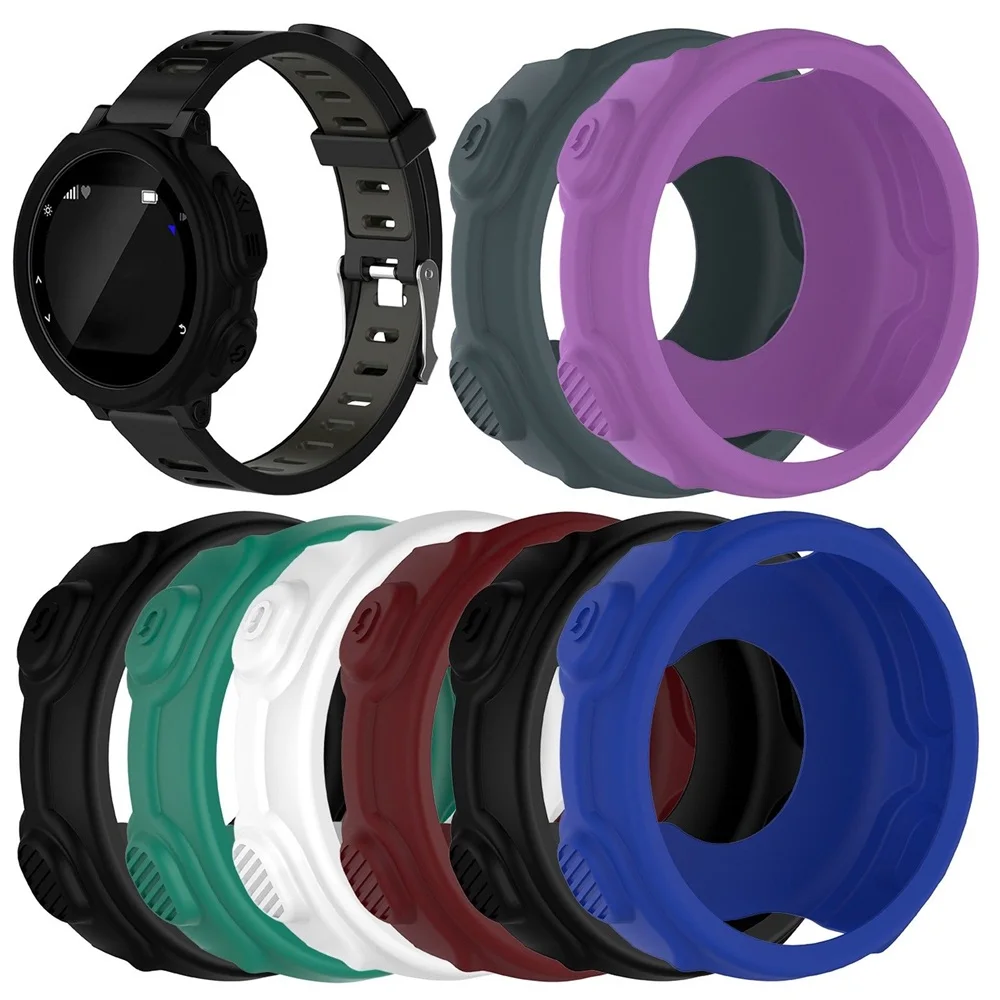 Для смарт-часов Garmin 235 735, силиконовый ремешок, Женская Обложка для Garmin Forerunner 235/735XT, Защитная искусственная кожа