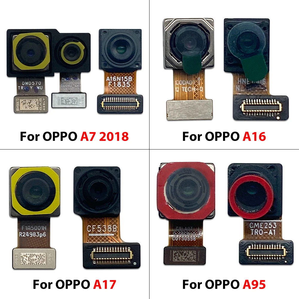 Фото Топ для OPPO A7 2018 A12 A15 A16 A17 A92 A95 A12, модуль задней камеры, гибкий кабель + замена передней камеры №2