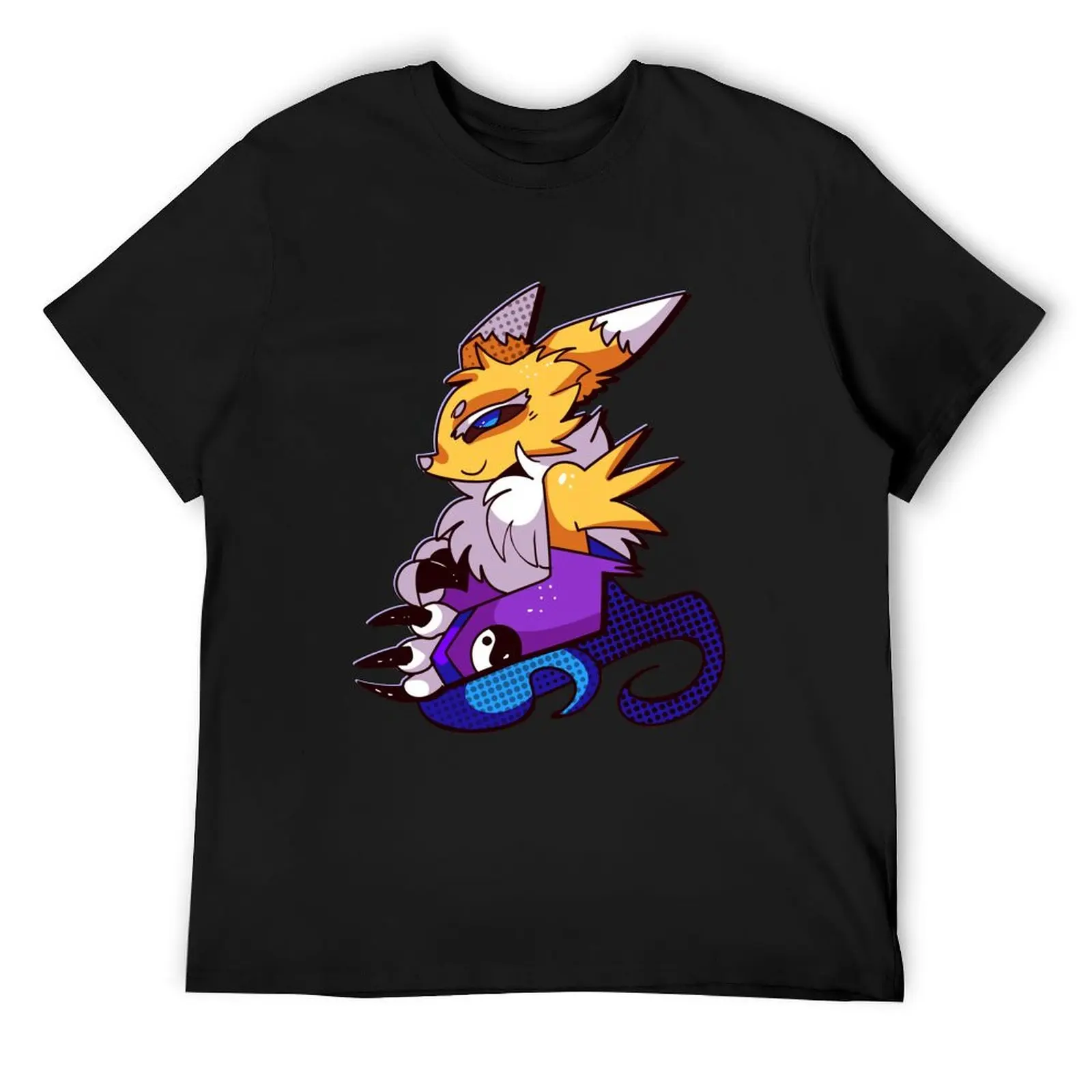 Футболка Renamon, футболка с аниме, эстетичная одежда, летние топы, футболки для мужчин