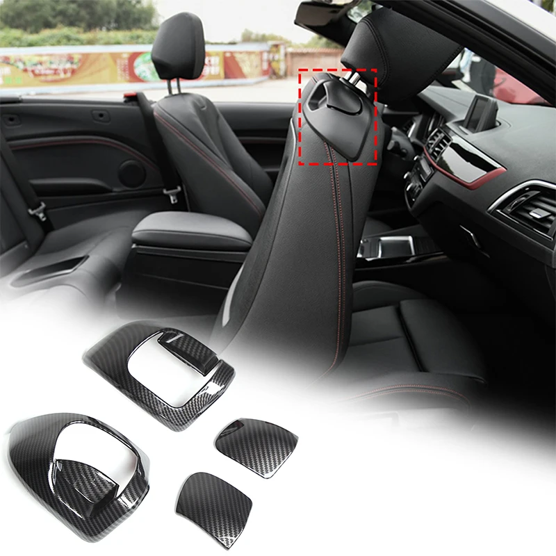 Для BMW 2 серии F22 F23 2014-2019 (2 дверная версия) ABS из углеродного волокна, регулировка переднего сиденья автомобиля, переключатель наклона, наклейка, накладка