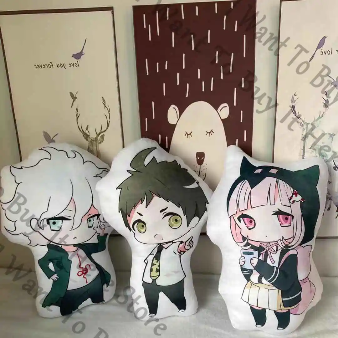 Аниме Danganronpa Kokichi Ouma Saihara Shuichi Nagito Komaeda Nanami ChiaKi Hinata Hajime Косплей Мультяшная подушка Подушка в подарок