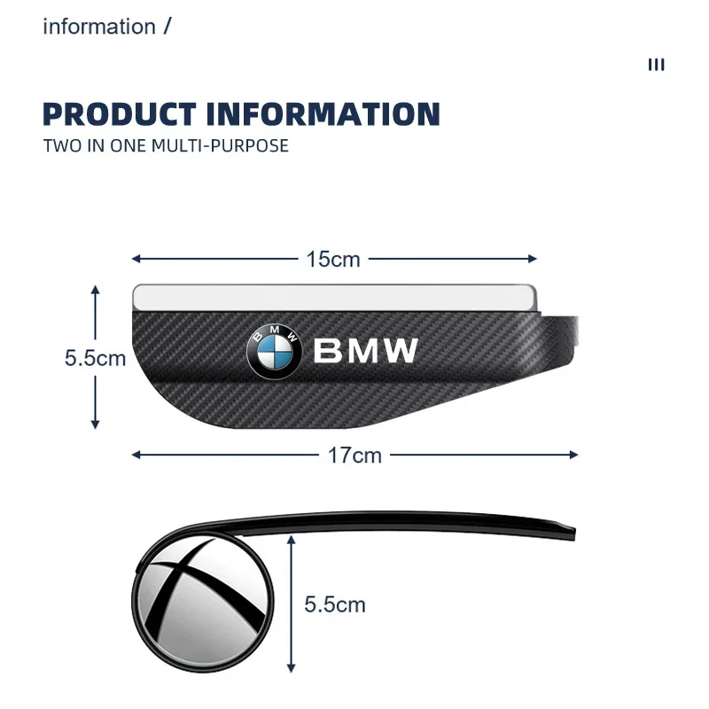 2 шт. автомобильные зеркала от дождя для слепых зон для BMW G30 G32 G01 G02 G05 G06 G07 G26 G23 G22 F40 F20 G08 G16 G15 G14 G12 (art.: 3920cb16b04c0) - 3920cb16b04c0