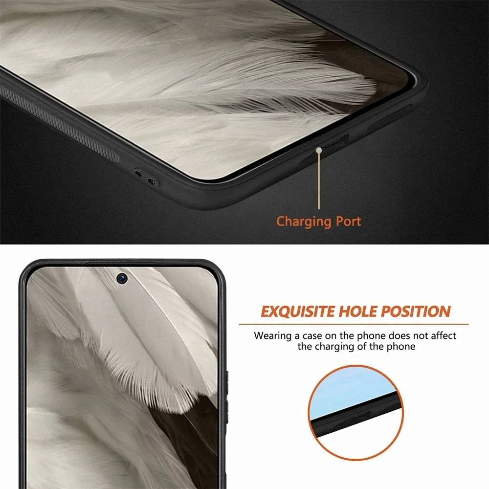 Фото Модный кожаный чехол с камуфляжным узором и текстурой для Google Pixel 9 8 Pro 7 6 Pro 7A 6A 8 A 9 XL, Мягкий Силиконовый противоударный чехол №4