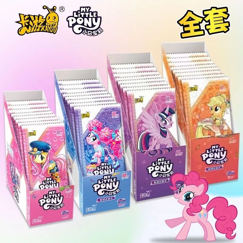 Коллекционная карта KAYOU My Little Pony Eternal Friendship, серия Huiyue, позолоченная, Ultimate Crystal Magic Card, коллекционная карта аниме Хобби и коллекционирование