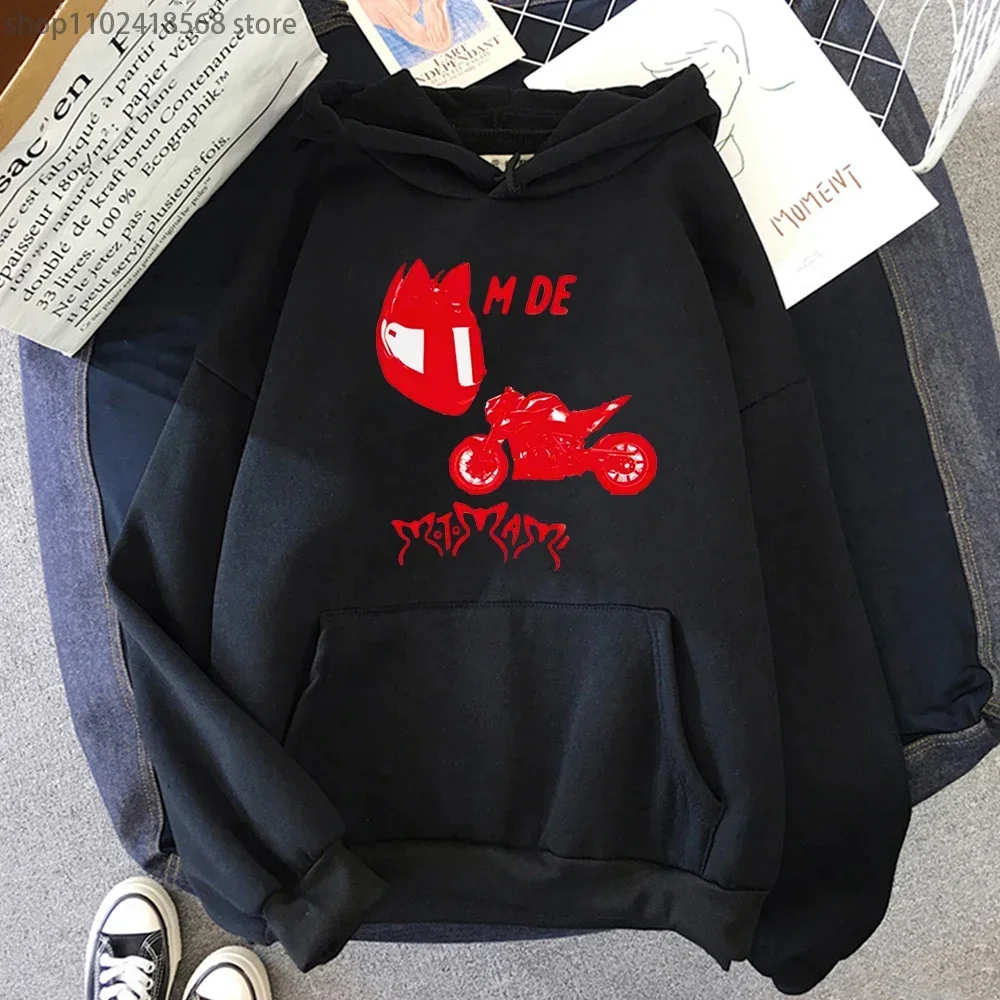 Толстовки с испанским M for Motomami, мужские уличные толстовки Rosalia Genius, мужские пуловеры в стиле хип-хоп, унисекс, осенне-зимние модные топы Толстовки и свитшоты