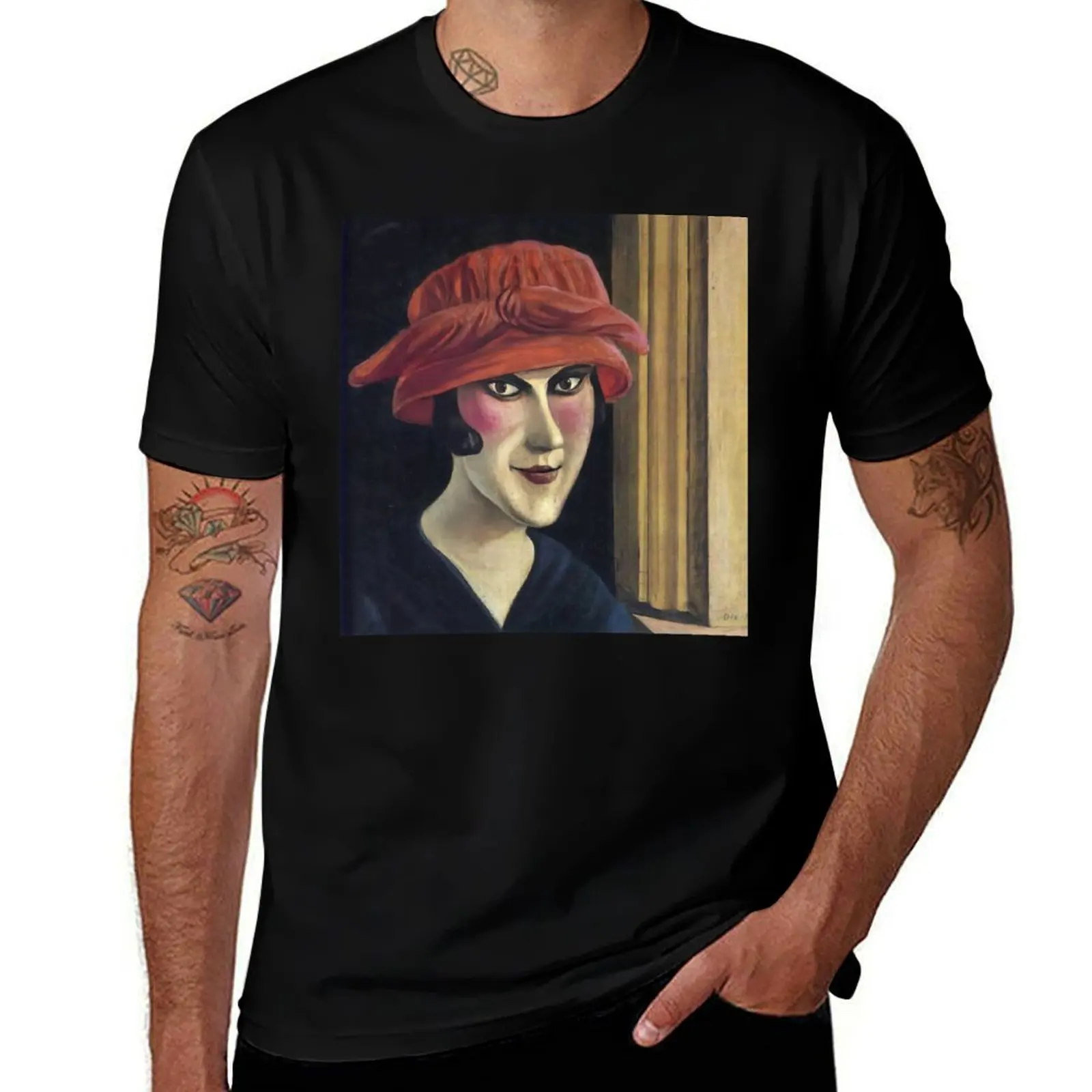 otto dix художник, открыто живопись, художник dix, искусство, произведения искусства, автоoportrait, oeuvre Футболка