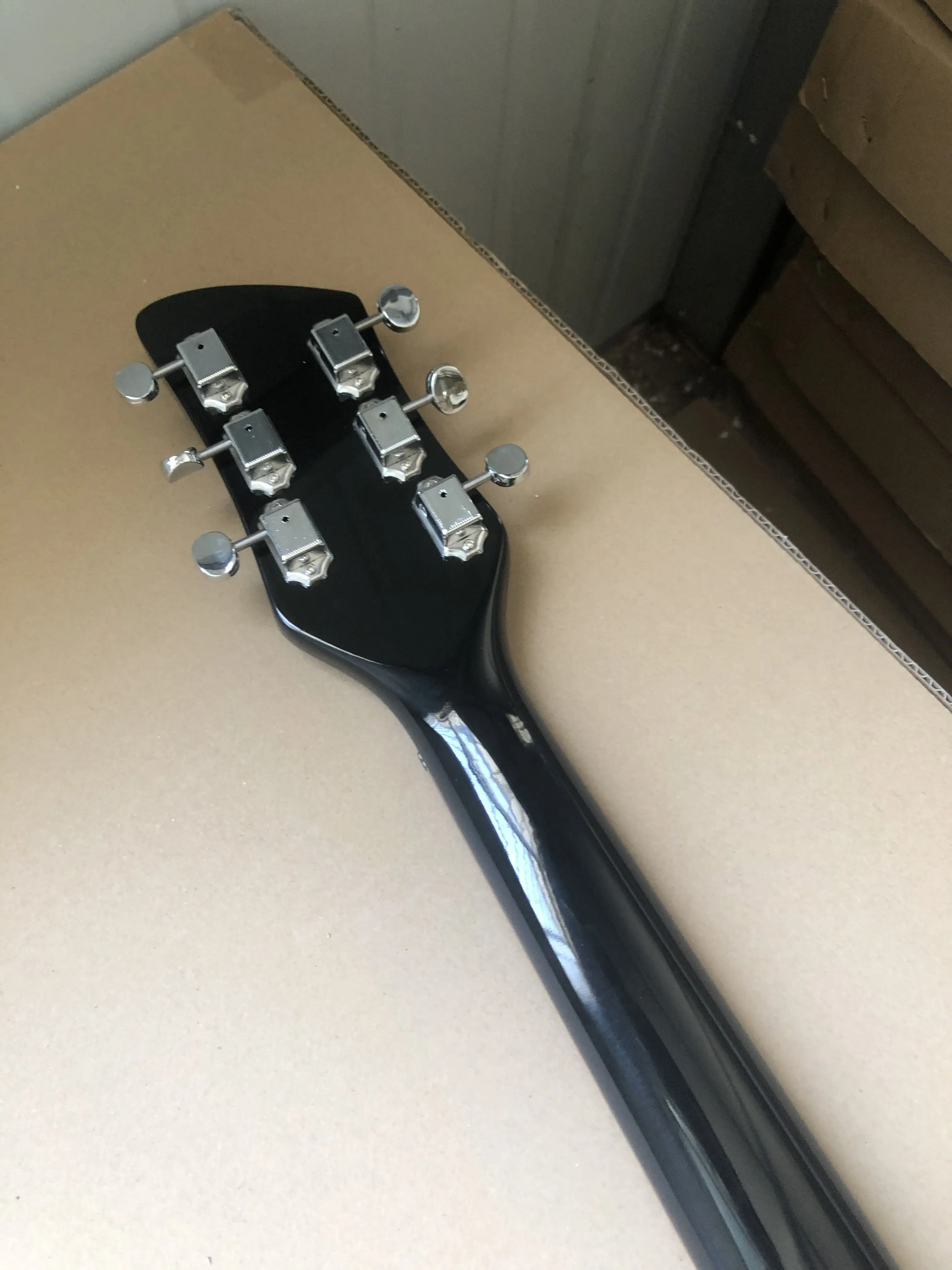 Электрогитара Rickenbacker, системный мост Tremolos, черный цвет, Белая гвардия, Высококачественная гитара, бесплатная доставка, 325 (art.: 3920c756177c4) - 3920c756177c4