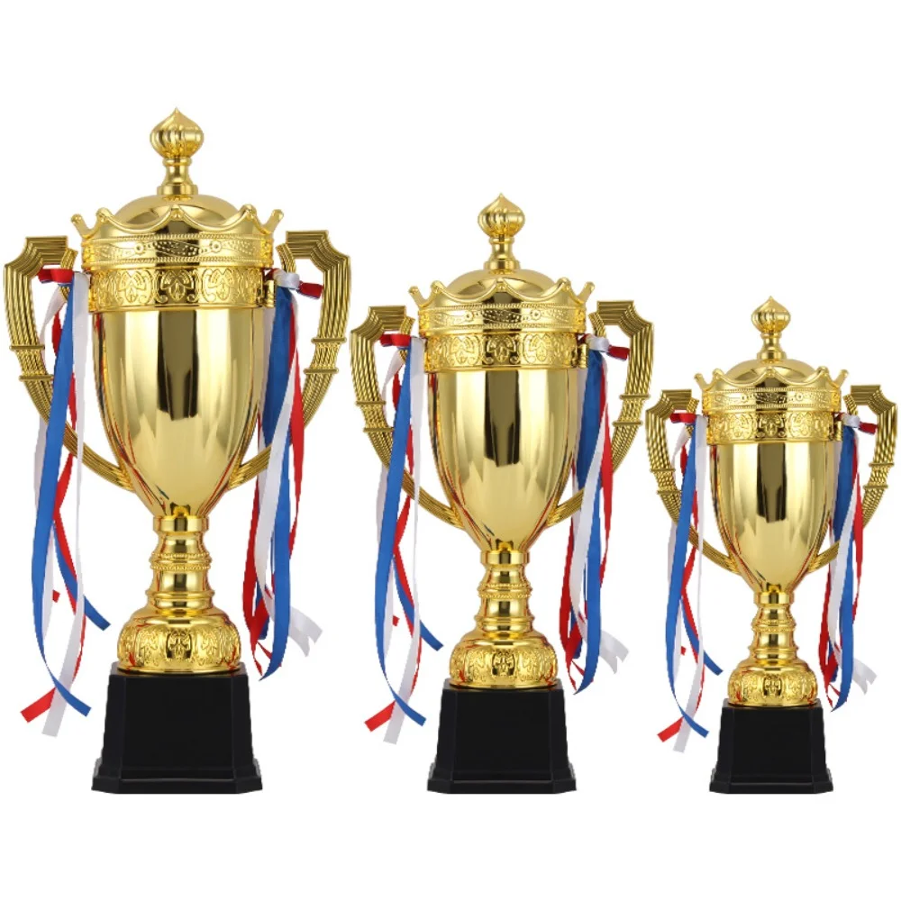 Sports Games Gold Trophy Awards Plastic Model Champion Small Prize Cup Competition Soccer with Lid Winner Award Trophy Toy Спорт и развлечения