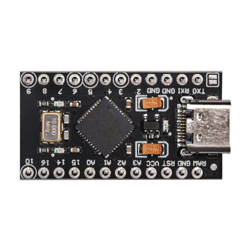 ATmega32U4 Type-C MINI USB Pro Micro для Arduino ATmega32U4 5 В16 МГц модуль с 2-рядным штырьковым разъемом для Leonardo Usb платы (art.: 3920c30633c31) - 3920c30633c31