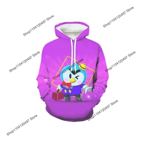 Фото 4T-16T Cosplay Costumes Kids Hoodie Winter Clothes Pullover Hooded Sweatshirt Boys Anime Game Leon Cosplay Clothes Fleece Tops №4