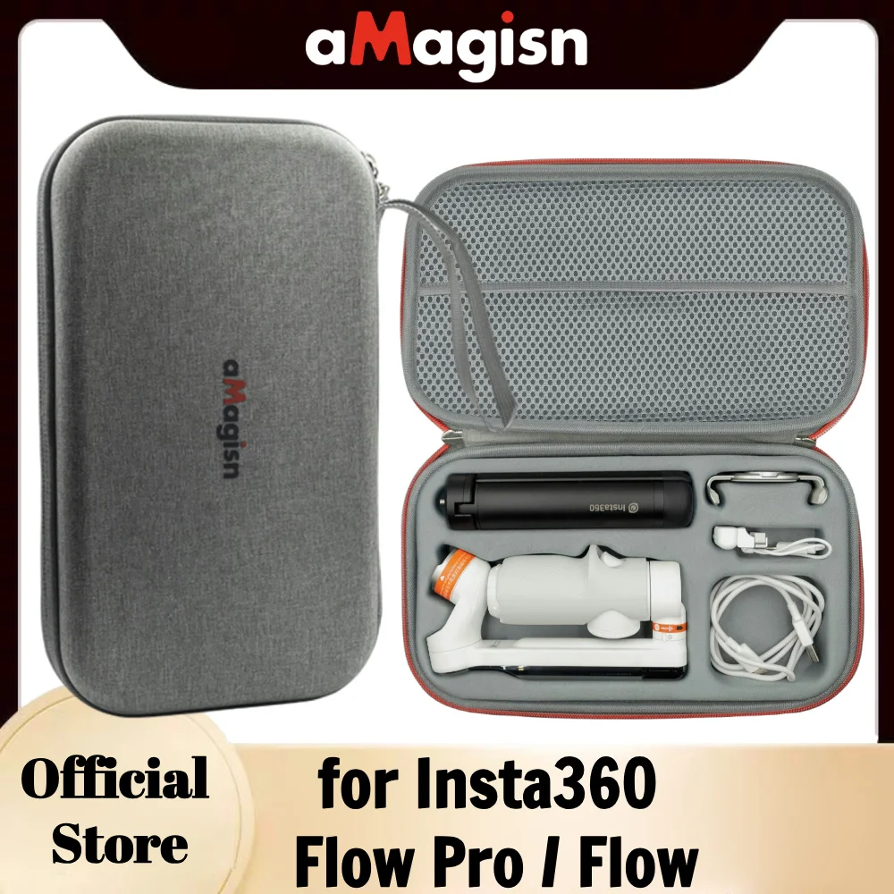 Штатив amagis Flow Pro для Insta360 Flow Pro/Flow, жесткий чехол для смартфона, Универсальный штатив