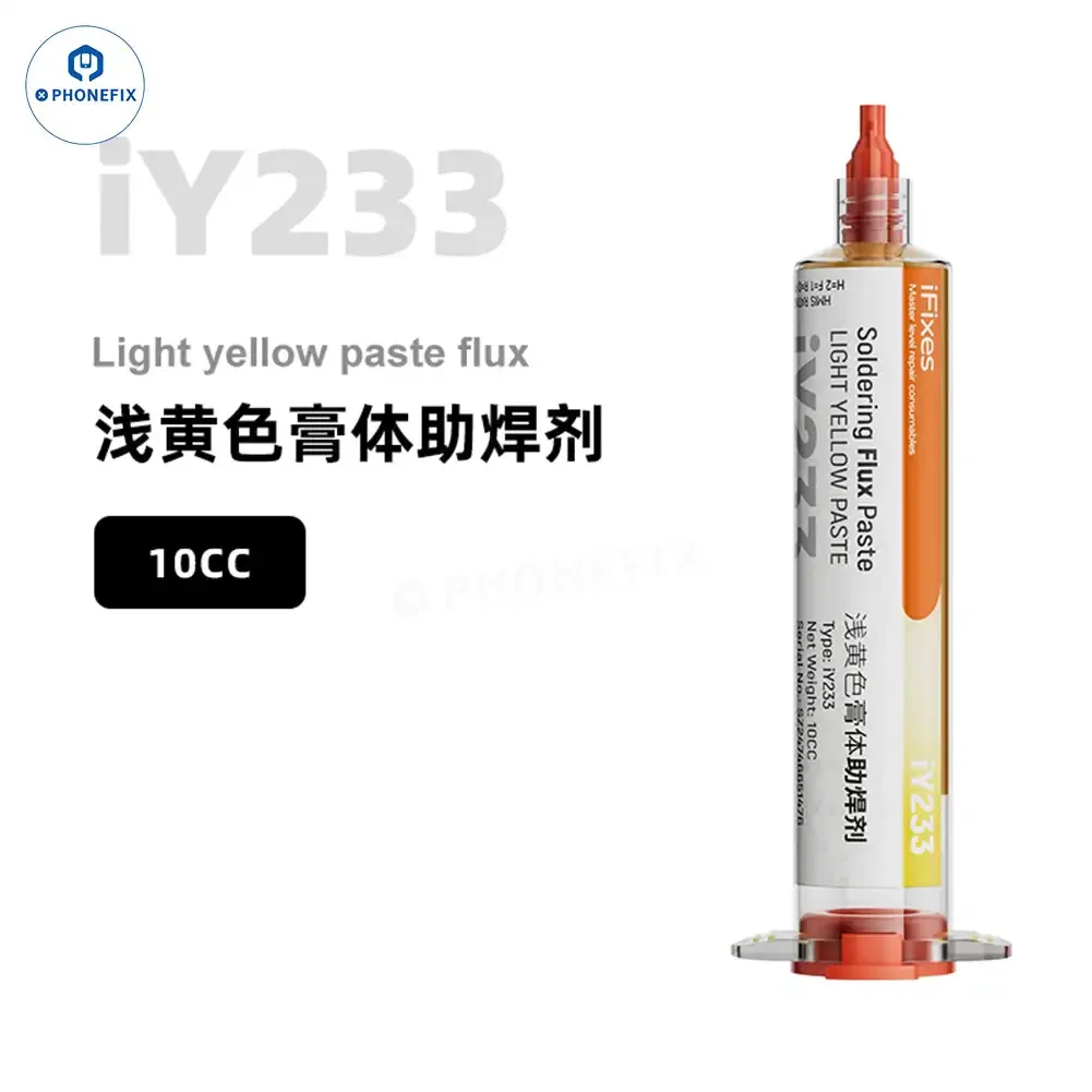 iFixes 10CC бессвинцовая паяльная паста, шприц, инъекционный флюс для электроники, компьютера, мобильного телефона, BGA, печатная плата, SMT, ремонт пайки (art.: 3920caaf01357) - 3920caaf01357