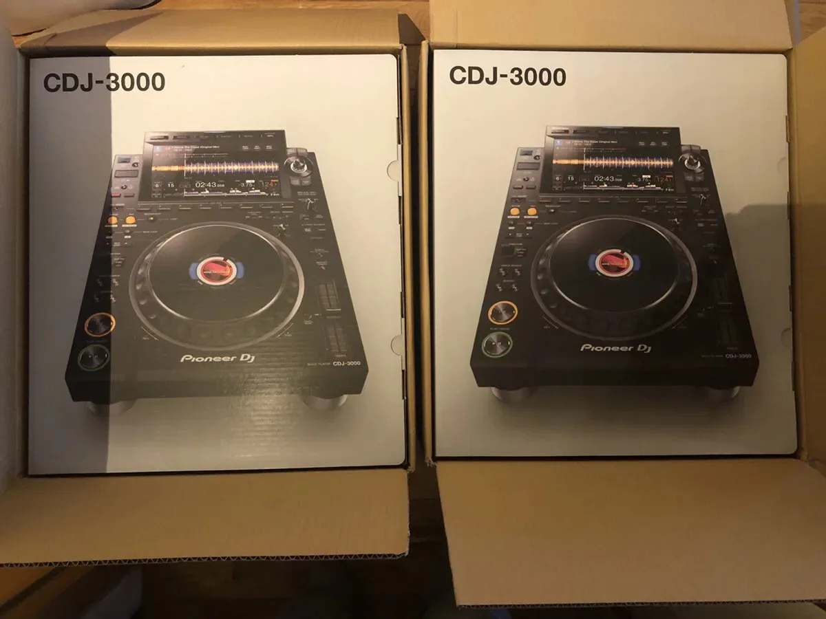 Совершенно новый выпуск (распродажи со скидкой) В наличии! Pioneers DJ CDJ-3000 2 шт. Пара DJ-контроллеров 100 В