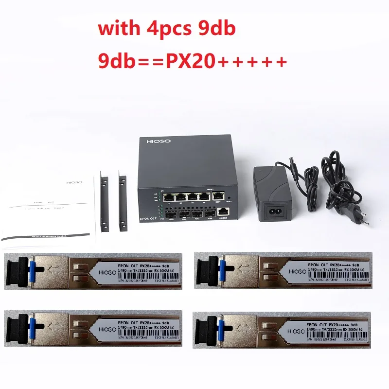 Olt Hioso MINI 4-портовый Ftth Olt Mini 4pon Olt Work с Epon XPON Onu с модулем или без модуля (art.: 3920c9cd2f1ce) - 3920c9cd2f1ce