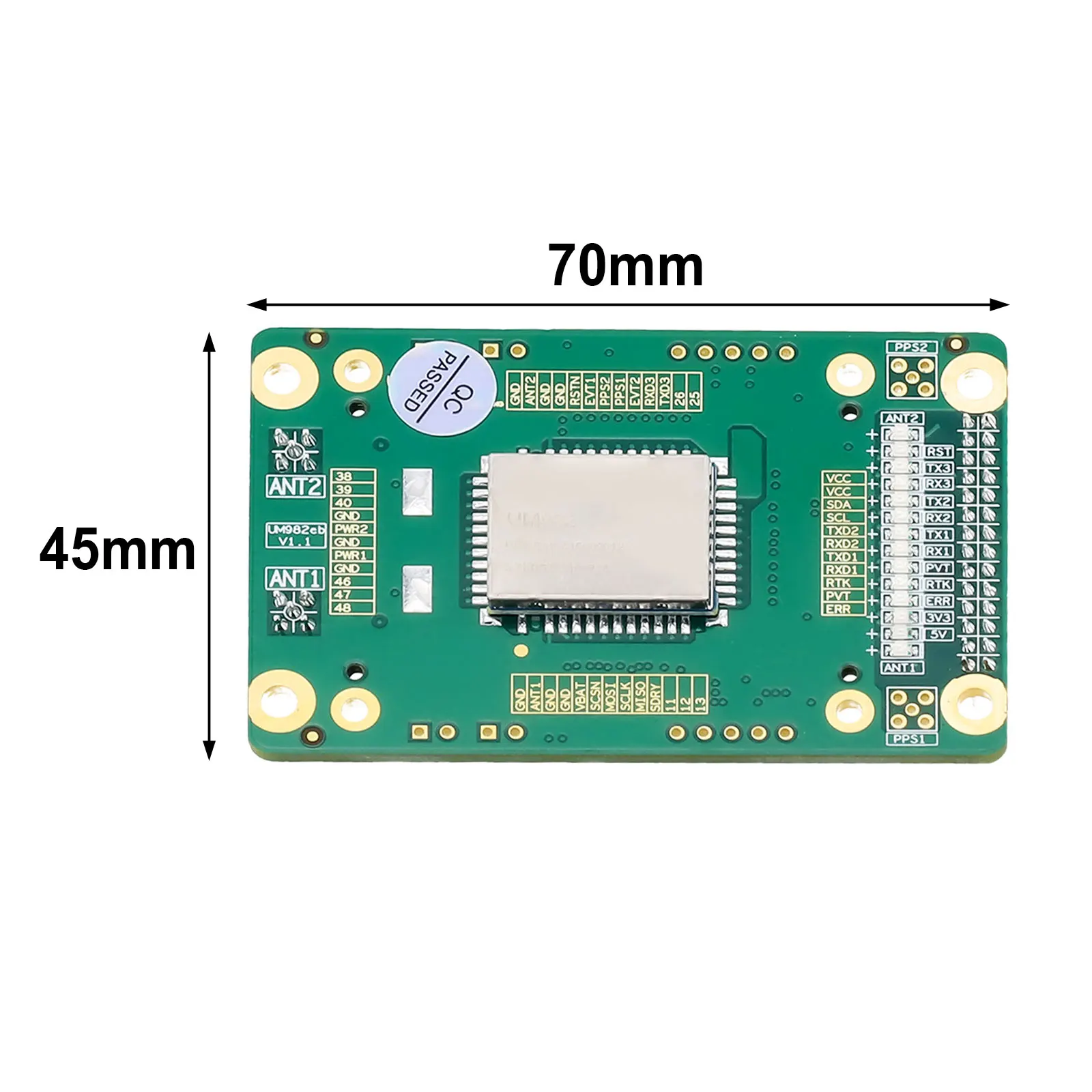 Для Unicorecomm UM982 GNSS RTK плата дифференциального позиционирования с адаптивным дифференциальным входом RTCM распознавание