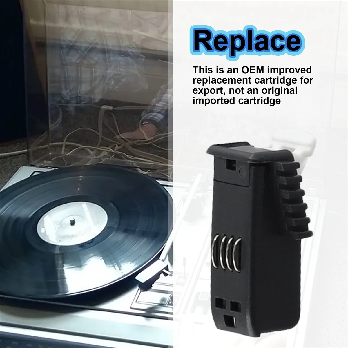 Фото Сменная игла для стилуса для PHILIPS GP315 GP215 GP214 22AF200 AF887 LP Виниловый проигрыватель с фонографом №4