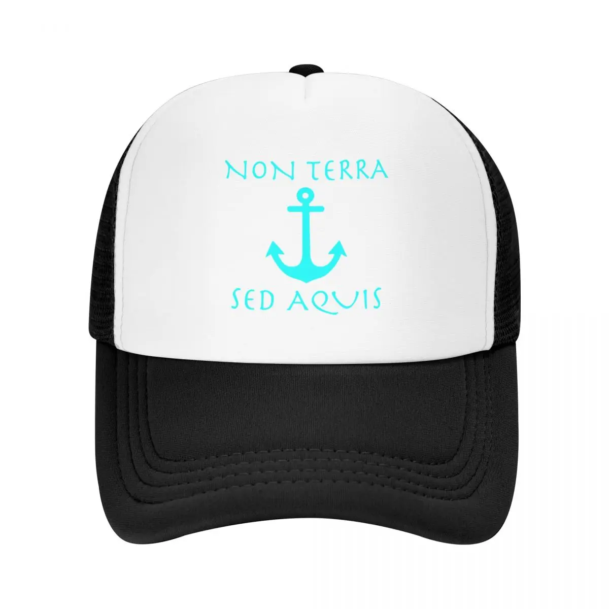 Фото Бейсбольная кепка Sailors Latin Motto Non Terra Sed Aquis, каска, зимние шапки для мужчин, модная конская шапка, мужские кепки, женские кепки №2