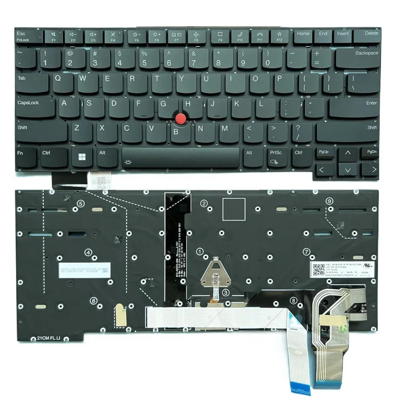 ~T14S Клавиатура с подсветкой США для Lenovo Thinkpad T14s Gen 2 Тип 20WM 20XF 20XG SN3003B, P1 Gen 4 Тип 20Y3 20Y4, X1 Extreme 4-го поколения