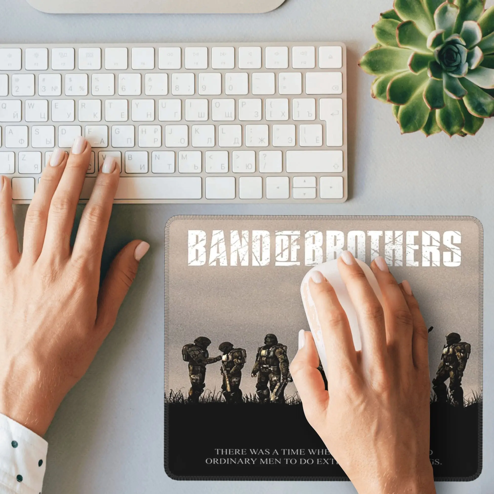 Фото ODST Band of Brothers Коврик для мыши Компьютерная клавиатура Коврик для мыши Игровой ПК Ноутбук Настольный коврик Офисные аксессуары Настольные коврики №5