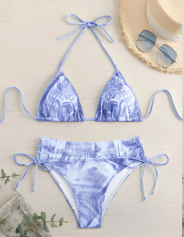 Фото Элегантный купальник из двух частей — женские купальники и Maillot de Bain Femme |   Курортный отпускной наряд №3