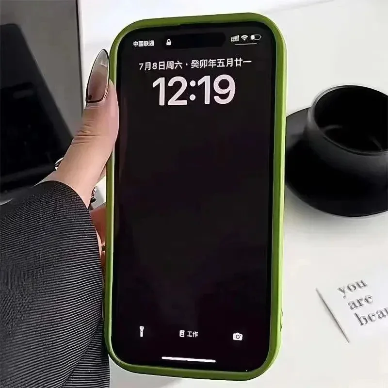 Фото Силиконовый ударопрочный чехол для iPhone 11 12 13 14 15 Pro Max X XR XS MAX №3