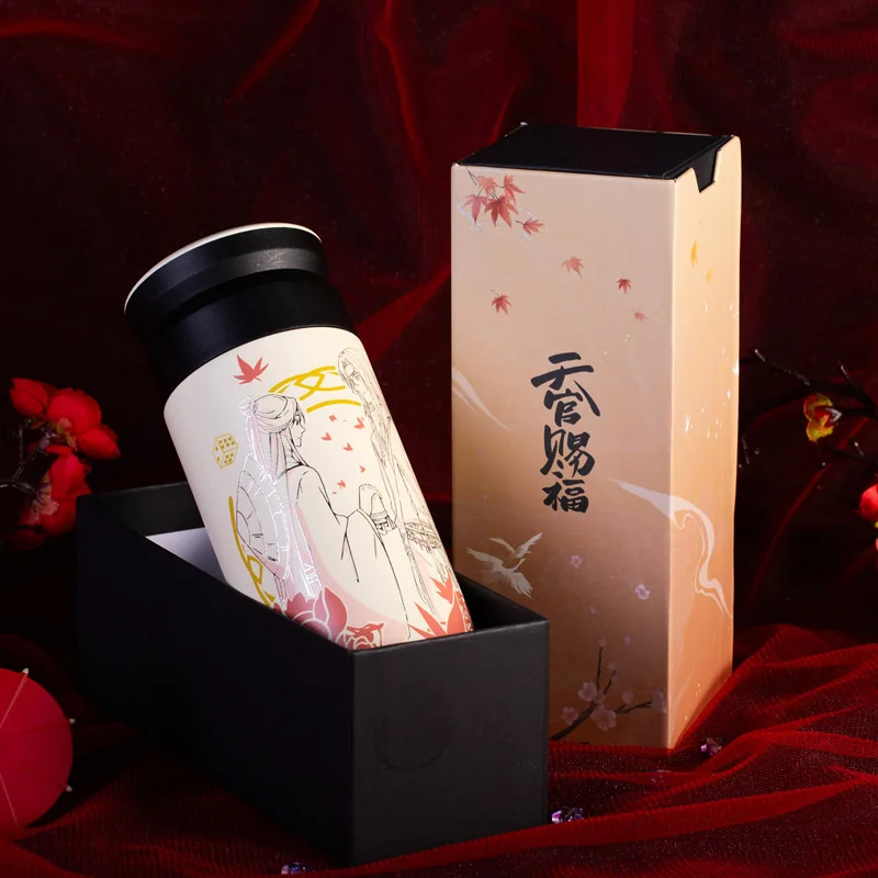 Фото [Официальный] Аниме Heaven Official's Blessing Термос Tian Guan Ci Fu Xie Lian Hua Cheng Чашка воды Косплей Открытый Doujin Подарки №5