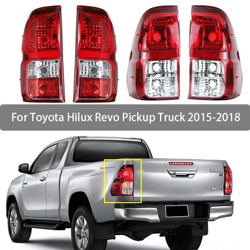 1 шт. задний фонарь в сборе с проводами для Toyota Hilux Revo Pickup Truck 2015-2018 задний задний фонарь сигнальная лампа заднего хода