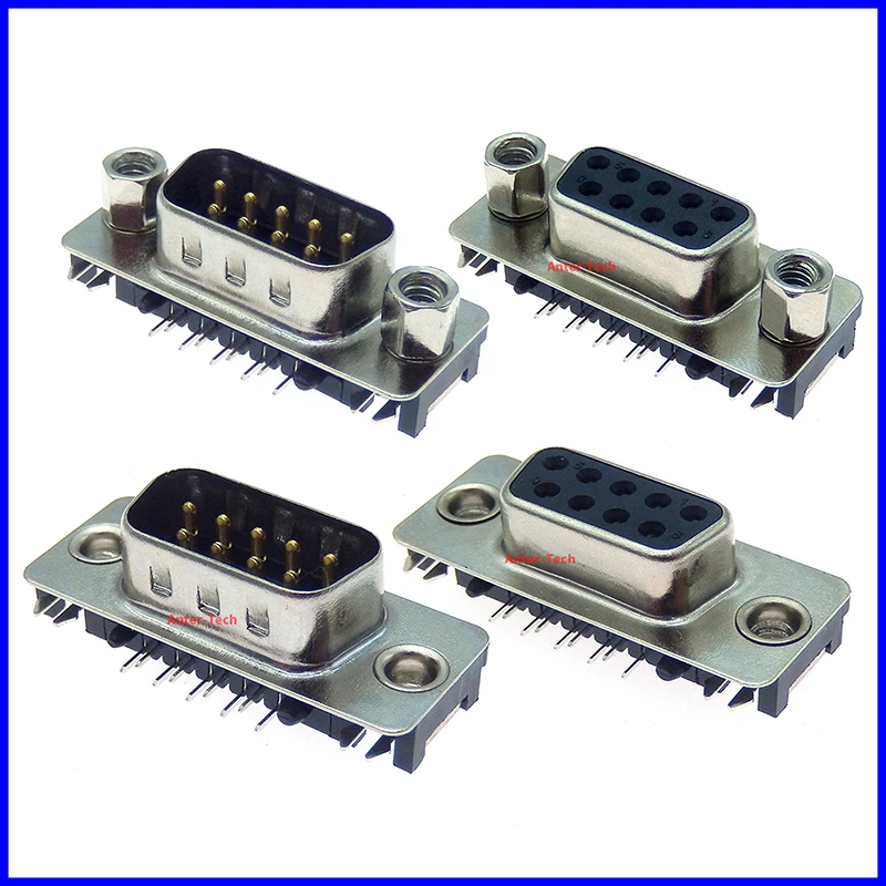 2 шт., соединительные патчи с головкой DB DR-9 pole female Male SMT