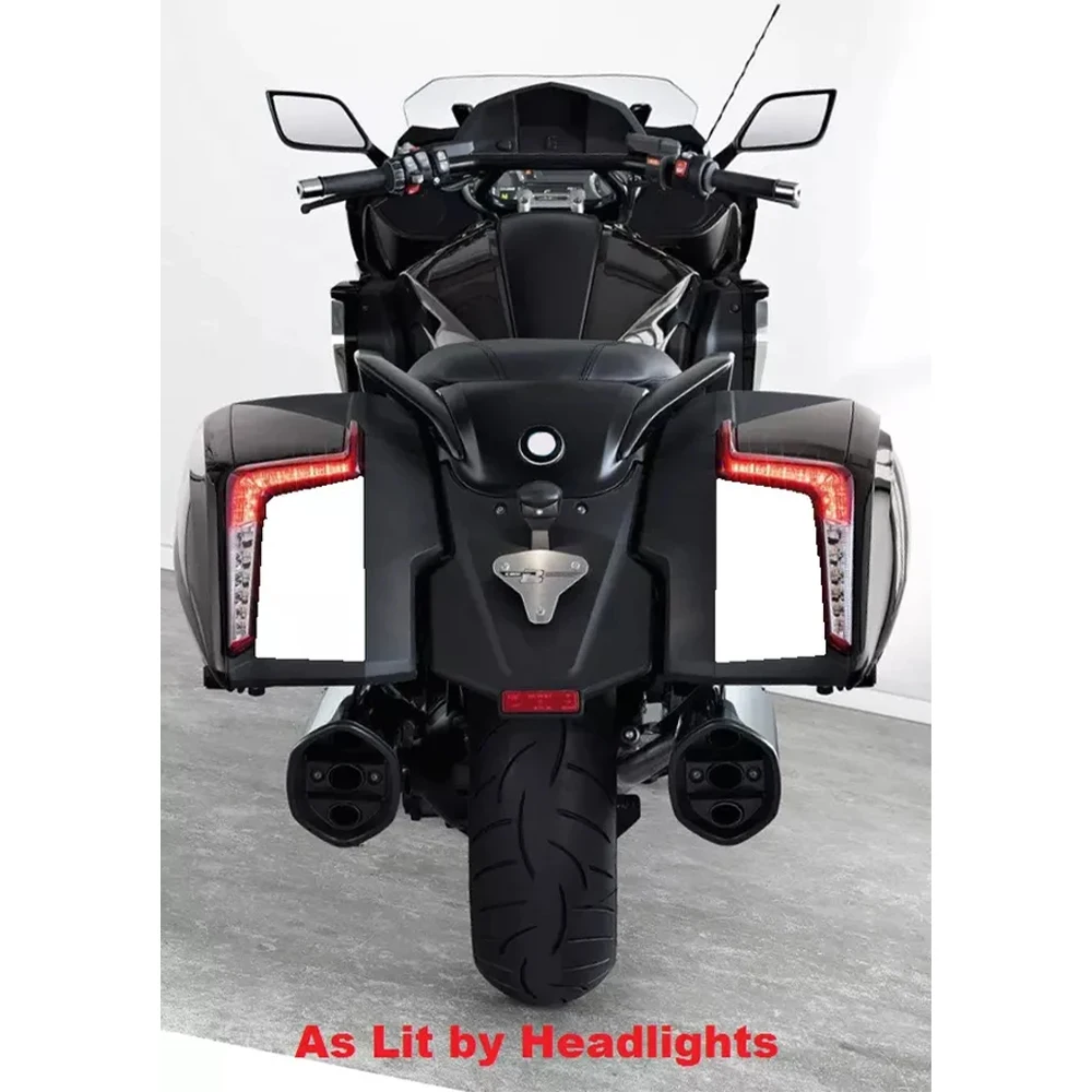 Фото Новинка для BMW K1600 Grand America, светоотражающая бумажная наклейка для мотоцикла, самоклеящаяся боковая наклейка для багажа для BMW K1600B Bagger №3