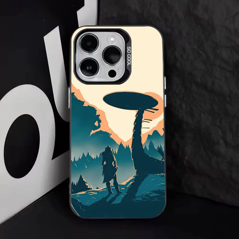 Фото Чехол для телефона Horizon Zero Dawn Aloy для iPhone 16,15,14,13,12,11,8,7,Pro,Max,Plus,Mini,XS,SE Anti Fall Black Matte Hard №3