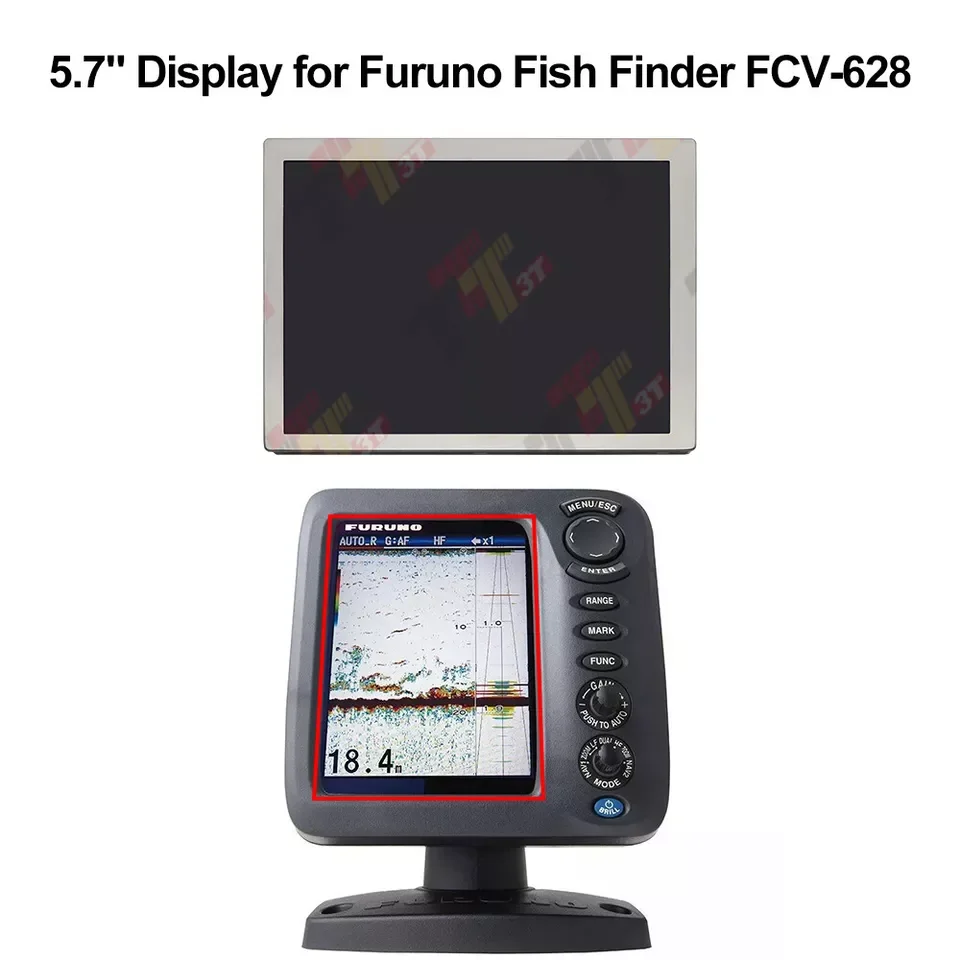 5,7-дюймовый дисплей для эхолота Furuno FCV-628 FCV628, замена ремонта