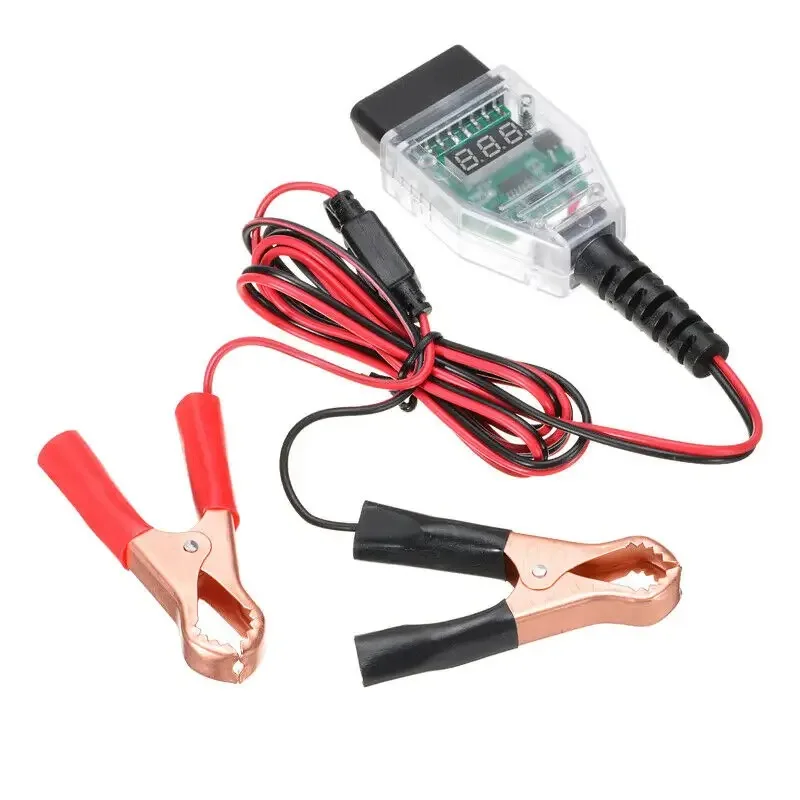 OBD2 Автомобильный компьютер Светодиодный тестер напряжения ECU Memory Saver батареи и аварийный источник питания Безопасная замена автомобильного аккумулятора