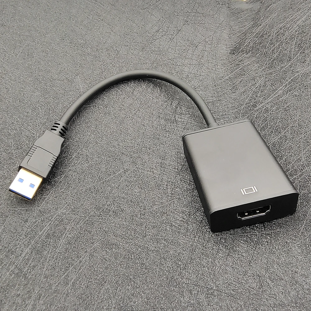 USB 3,0 к HDMI-совместимый Внешний видео адаптер кабель Портативный Видео Аудио конвертер 1080P диск бесплатно для настольного ноутбука ПК (art.: 3920c38dafd14) - 3920c38dafd14