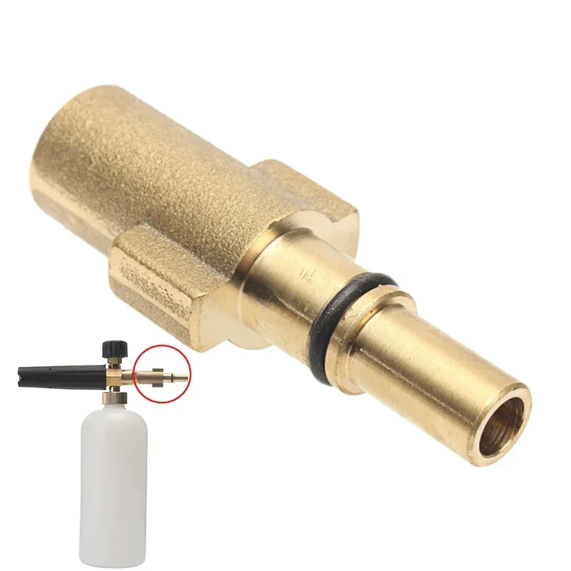 Адаптер для пенной насадки FINDME 1/4 3000 PSI/200 Bar, быстрое соединение для пенной насадки AQT Black & Decker