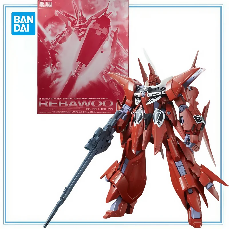 Оригинал BANDAI на складе RE AMX-107R ReBawoo 1/100 Gundam, комплект сборной модели, коллекция, серия, модель, персонаж мультфильма, подарки, игрушка