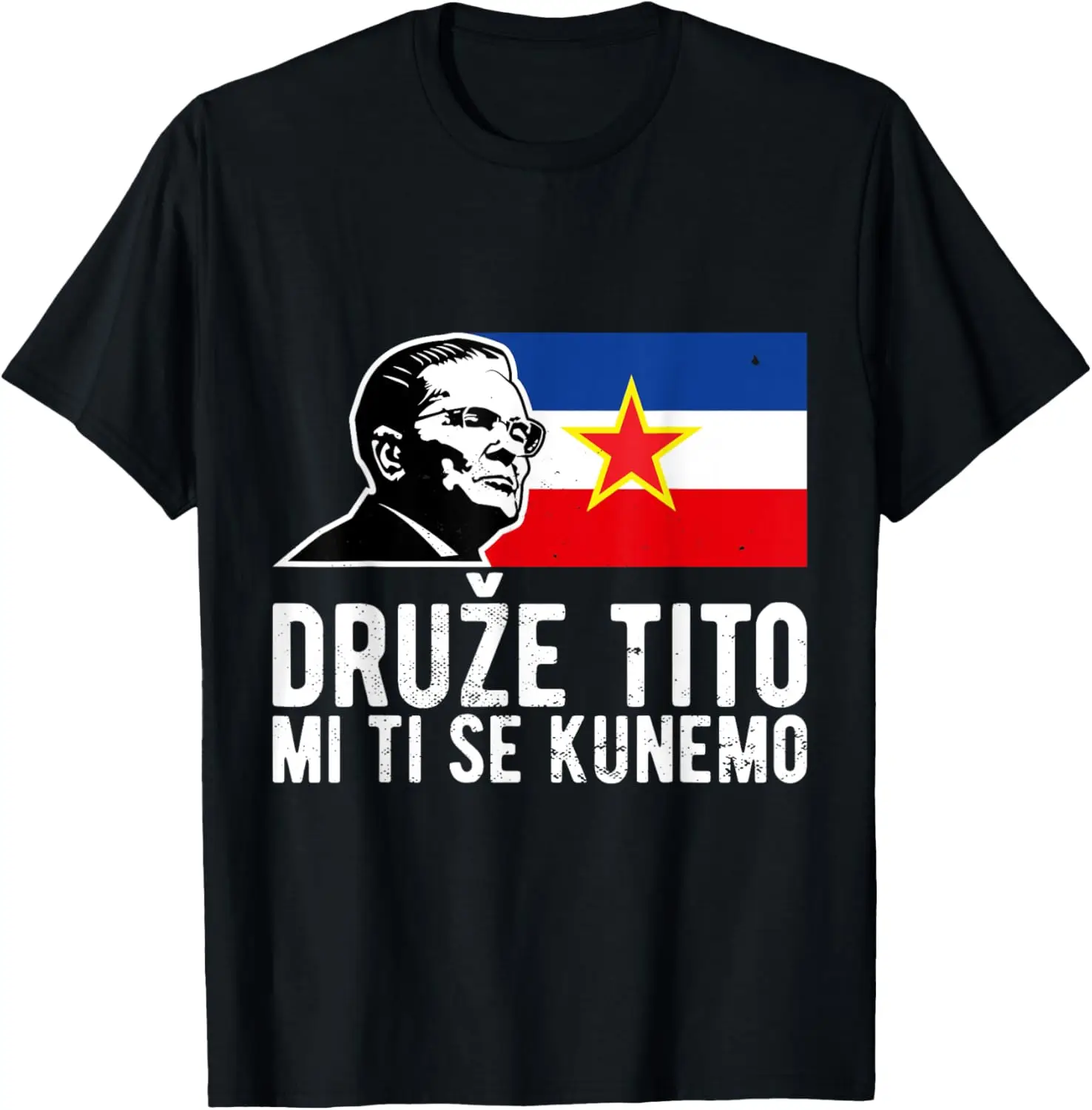 Футболка Josip Broz Tito Yugoslavia Jugoslavija SFRY, повседневная футболка из 100% хлопка с короткими рукавами